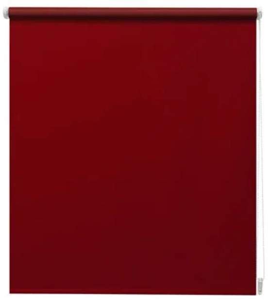 Afbeeldingen van Decomode rolgordijn lichtdoorlatend donkerrood 180x190cm