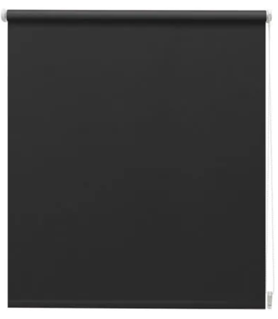 Afbeeldingen van Decomode rolgordijn lichtdoorlatend zwart 60x190cm